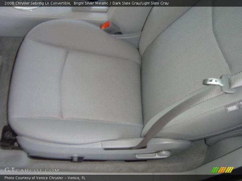 Bright Silver Metallic / Dark Slate Gray/Light Slate Gray 2008 Chrysler Sebring LX Convertible