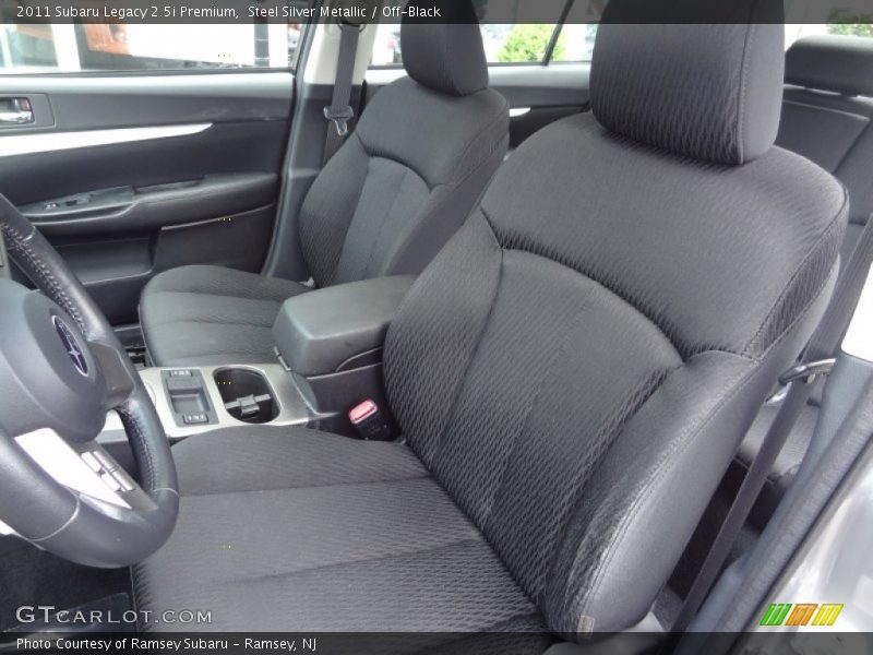 Steel Silver Metallic / Off-Black 2011 Subaru Legacy 2.5i Premium