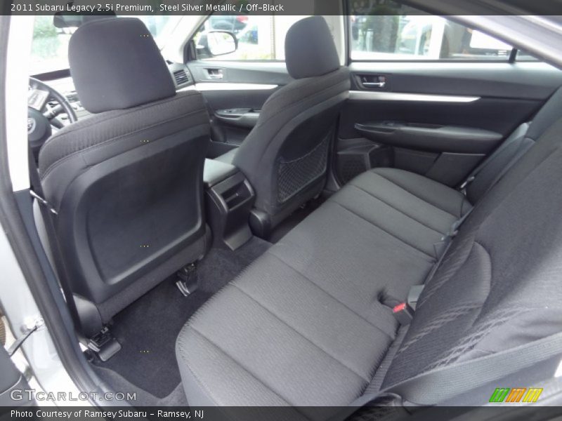 Steel Silver Metallic / Off-Black 2011 Subaru Legacy 2.5i Premium