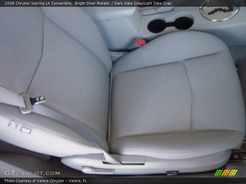 Bright Silver Metallic / Dark Slate Gray/Light Slate Gray 2008 Chrysler Sebring LX Convertible