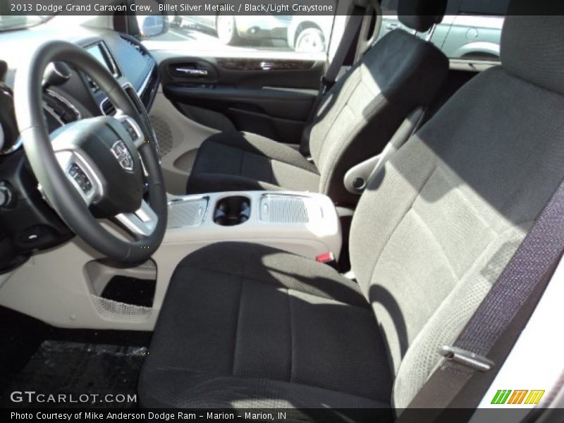 Billet Silver Metallic / Black/Light Graystone 2013 Dodge Grand Caravan Crew