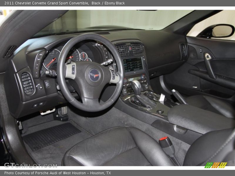 Black / Ebony Black 2011 Chevrolet Corvette Grand Sport Convertible