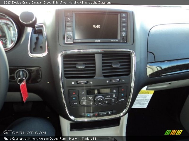 Billet Silver Metallic / Black/Light Graystone 2013 Dodge Grand Caravan Crew