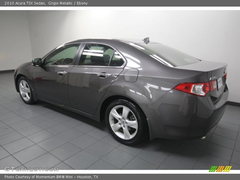 Grigio Metallic / Ebony 2010 Acura TSX Sedan