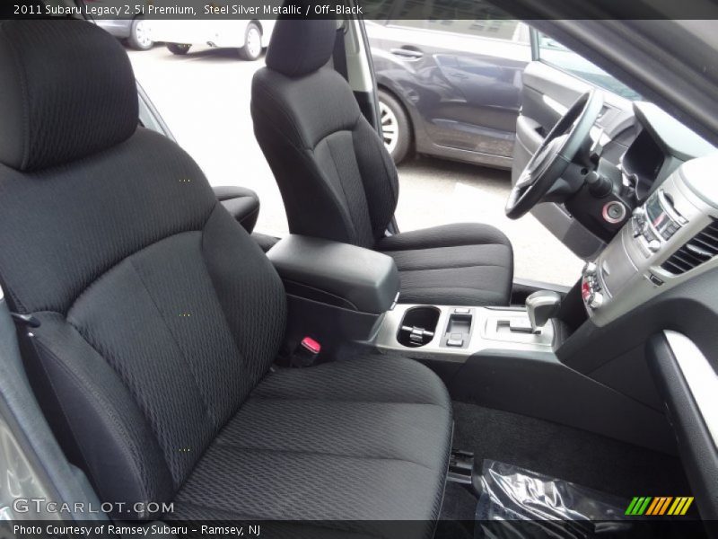 Steel Silver Metallic / Off-Black 2011 Subaru Legacy 2.5i Premium