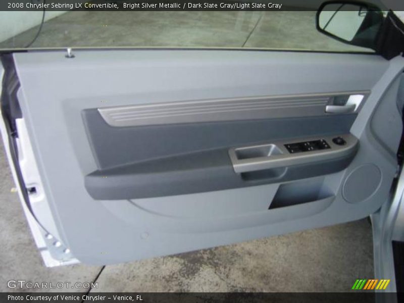 Bright Silver Metallic / Dark Slate Gray/Light Slate Gray 2008 Chrysler Sebring LX Convertible