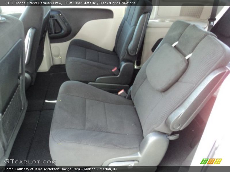 Billet Silver Metallic / Black/Light Graystone 2013 Dodge Grand Caravan Crew