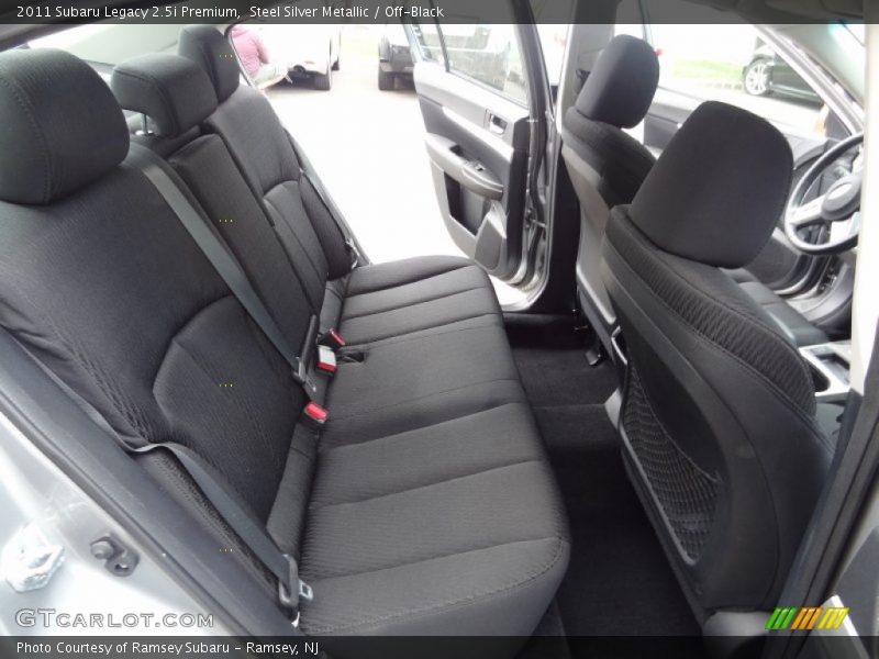 Steel Silver Metallic / Off-Black 2011 Subaru Legacy 2.5i Premium