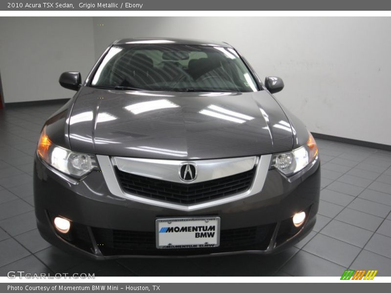 Grigio Metallic / Ebony 2010 Acura TSX Sedan