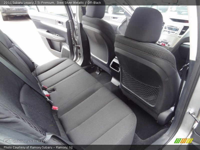 Steel Silver Metallic / Off-Black 2011 Subaru Legacy 2.5i Premium