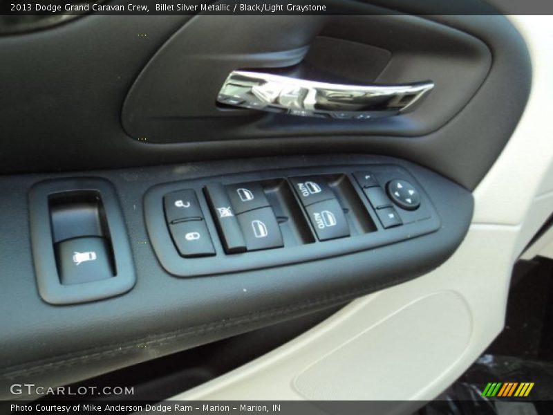 Billet Silver Metallic / Black/Light Graystone 2013 Dodge Grand Caravan Crew