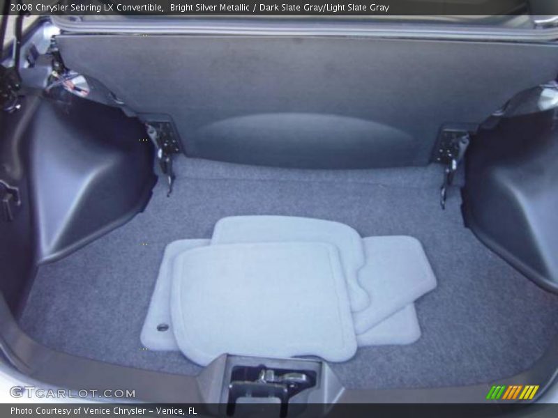 Bright Silver Metallic / Dark Slate Gray/Light Slate Gray 2008 Chrysler Sebring LX Convertible