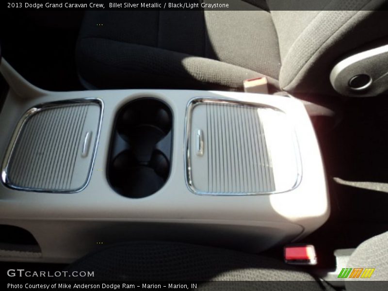 Billet Silver Metallic / Black/Light Graystone 2013 Dodge Grand Caravan Crew