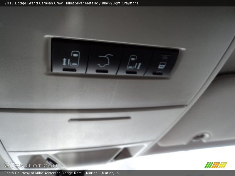 Billet Silver Metallic / Black/Light Graystone 2013 Dodge Grand Caravan Crew