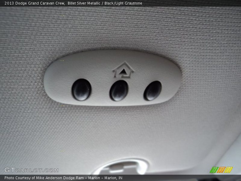 Billet Silver Metallic / Black/Light Graystone 2013 Dodge Grand Caravan Crew