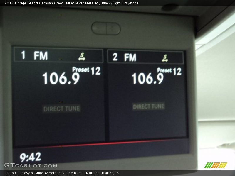 Billet Silver Metallic / Black/Light Graystone 2013 Dodge Grand Caravan Crew