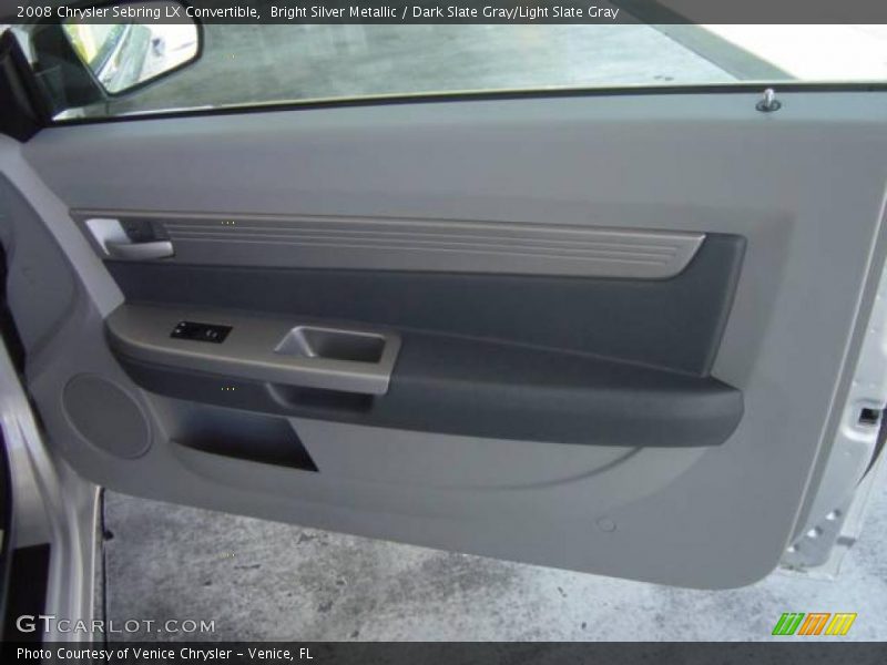 Bright Silver Metallic / Dark Slate Gray/Light Slate Gray 2008 Chrysler Sebring LX Convertible