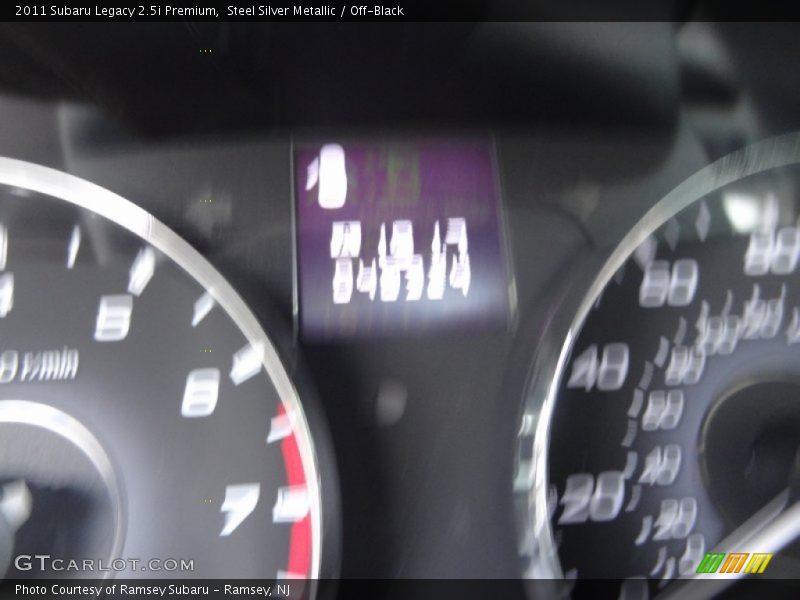 Steel Silver Metallic / Off-Black 2011 Subaru Legacy 2.5i Premium