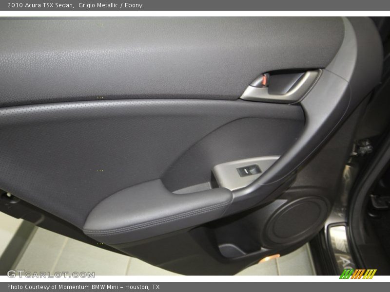 Grigio Metallic / Ebony 2010 Acura TSX Sedan