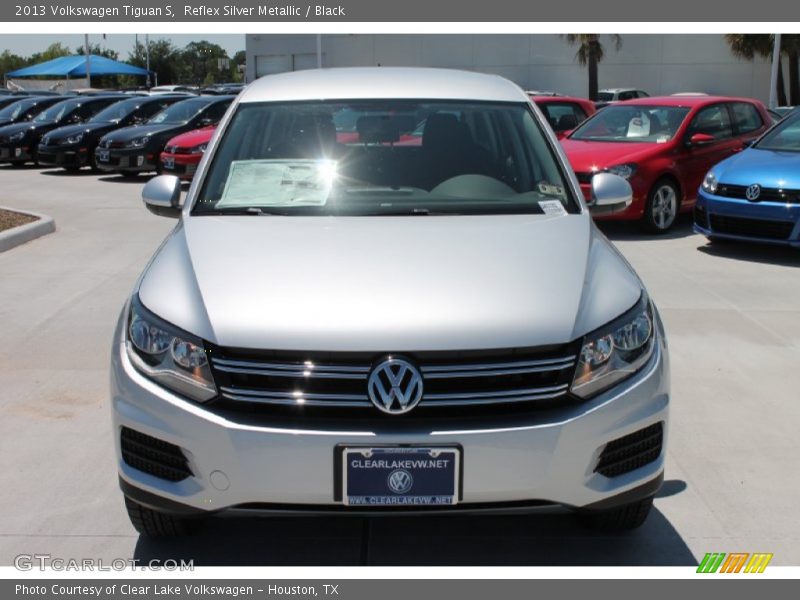 Reflex Silver Metallic / Black 2013 Volkswagen Tiguan S