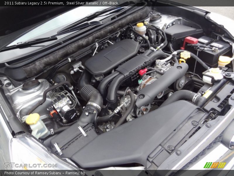Steel Silver Metallic / Off-Black 2011 Subaru Legacy 2.5i Premium