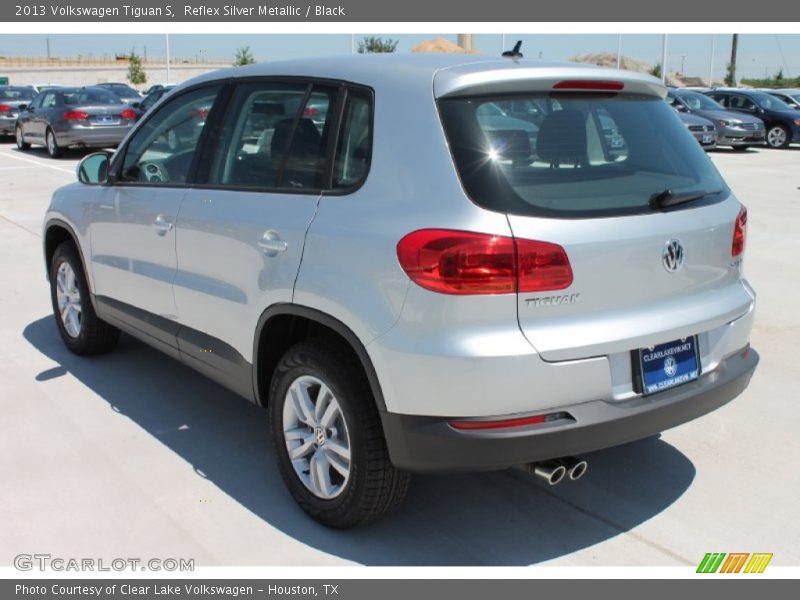 Reflex Silver Metallic / Black 2013 Volkswagen Tiguan S