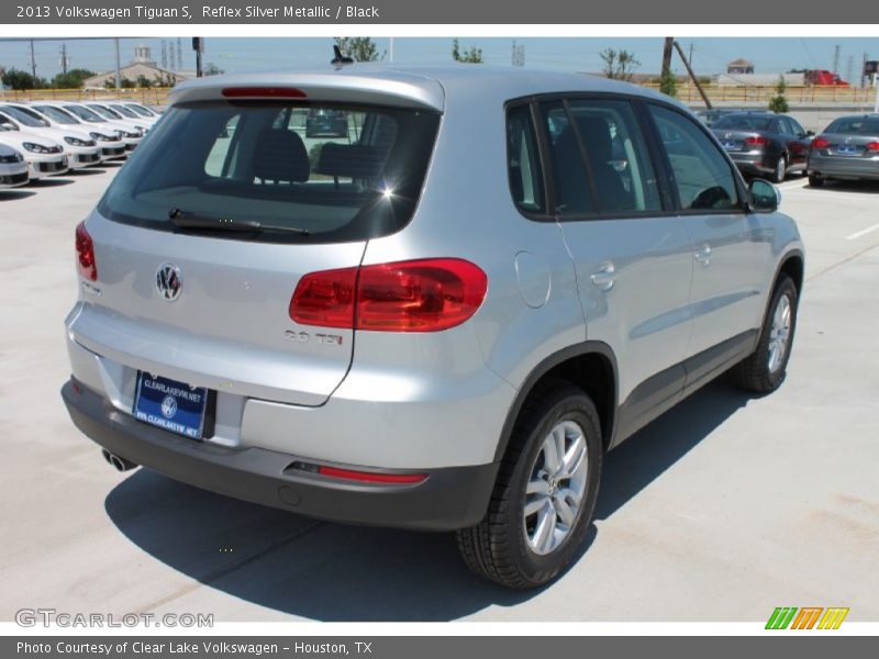 Reflex Silver Metallic / Black 2013 Volkswagen Tiguan S