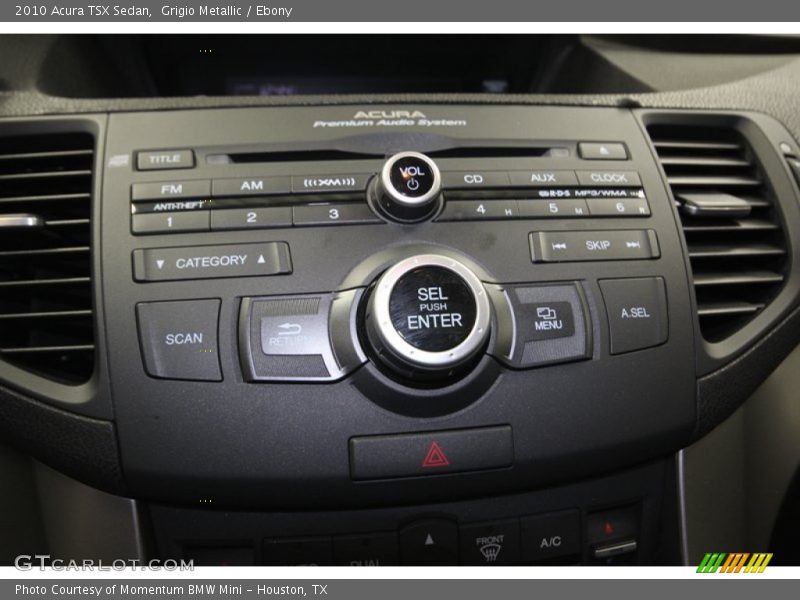 Grigio Metallic / Ebony 2010 Acura TSX Sedan
