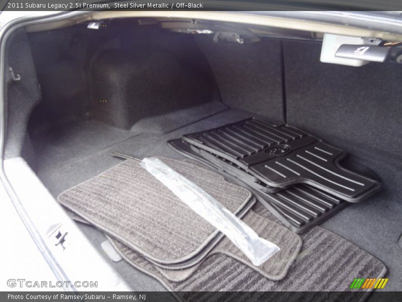 Steel Silver Metallic / Off-Black 2011 Subaru Legacy 2.5i Premium