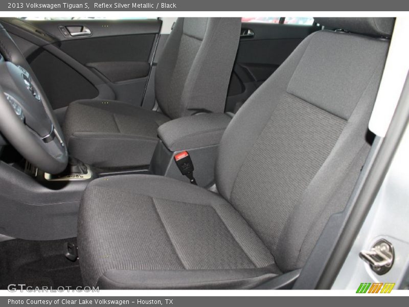 Reflex Silver Metallic / Black 2013 Volkswagen Tiguan S