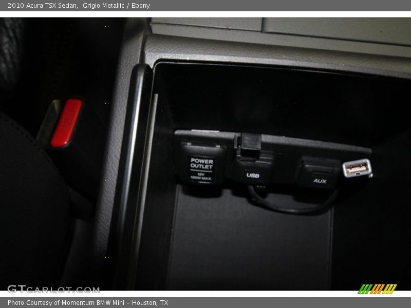 Grigio Metallic / Ebony 2010 Acura TSX Sedan