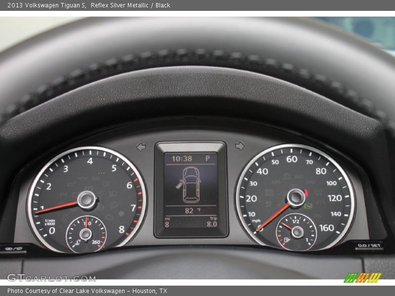 Reflex Silver Metallic / Black 2013 Volkswagen Tiguan S