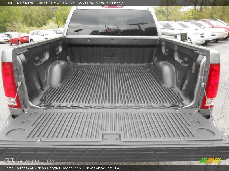 Steel Gray Metallic / Ebony 2008 GMC Sierra 1500 SLE Crew Cab 4x4