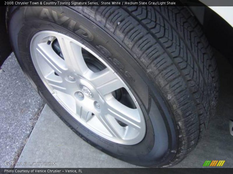 Stone White / Medium Slate Gray/Light Shale 2008 Chrysler Town & Country Touring Signature Series