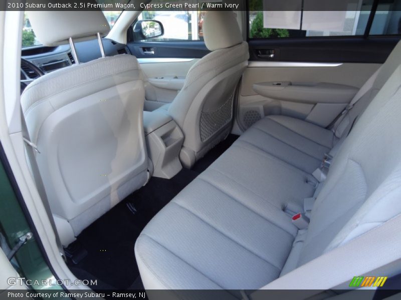 Cypress Green Pearl / Warm Ivory 2010 Subaru Outback 2.5i Premium Wagon