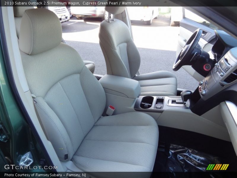Cypress Green Pearl / Warm Ivory 2010 Subaru Outback 2.5i Premium Wagon