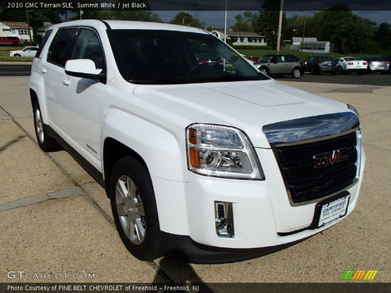 Summit White / Jet Black 2010 GMC Terrain SLE