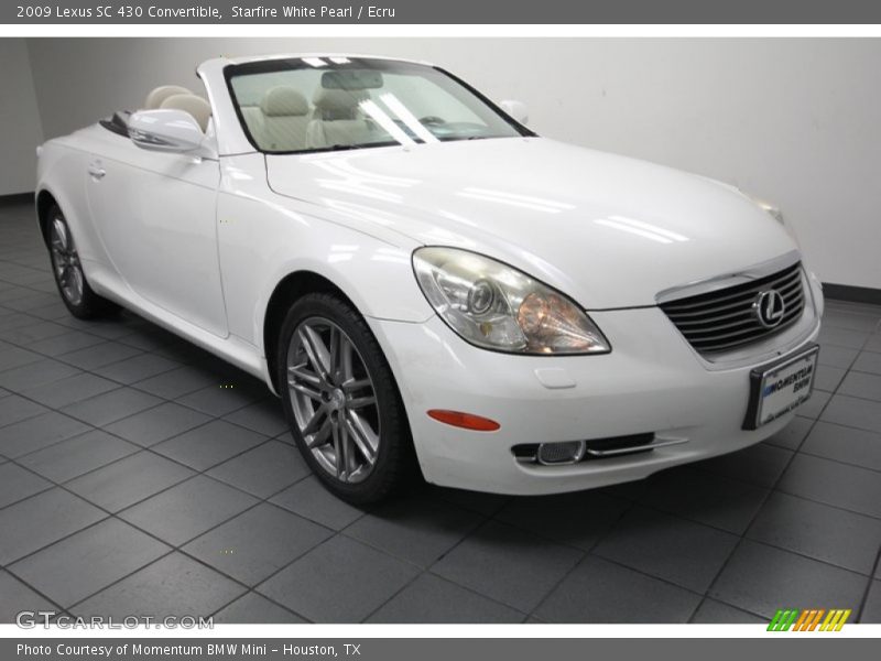 Starfire White Pearl / Ecru 2009 Lexus SC 430 Convertible