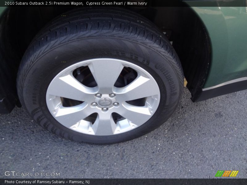 Cypress Green Pearl / Warm Ivory 2010 Subaru Outback 2.5i Premium Wagon