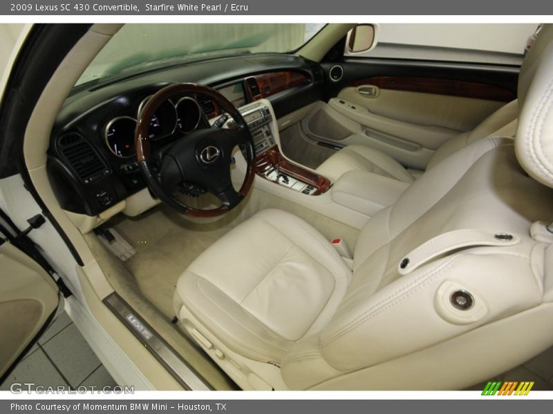  2009 SC 430 Convertible Ecru Interior