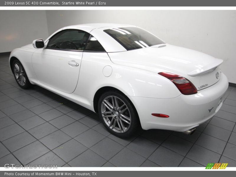 Starfire White Pearl / Ecru 2009 Lexus SC 430 Convertible