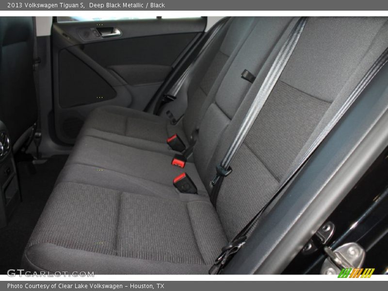 Deep Black Metallic / Black 2013 Volkswagen Tiguan S
