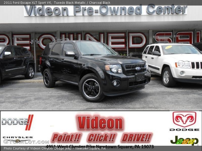 Tuxedo Black Metallic / Charcoal Black 2011 Ford Escape XLT Sport V6