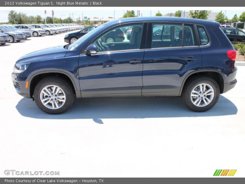 Night Blue Metallic / Black 2013 Volkswagen Tiguan S