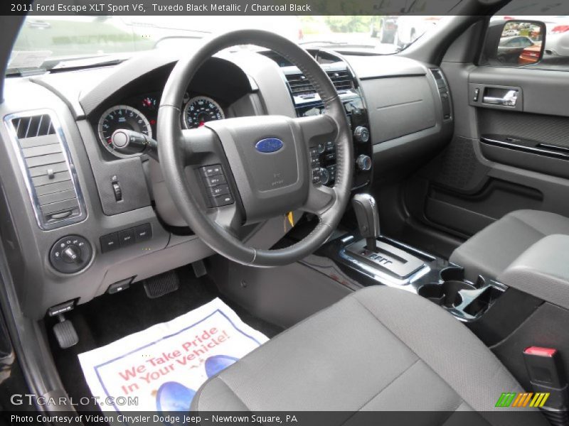 Charcoal Black Interior - 2011 Escape XLT Sport V6 