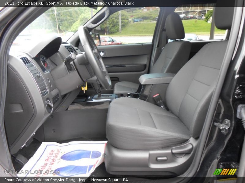  2011 Escape XLT Sport V6 Charcoal Black Interior