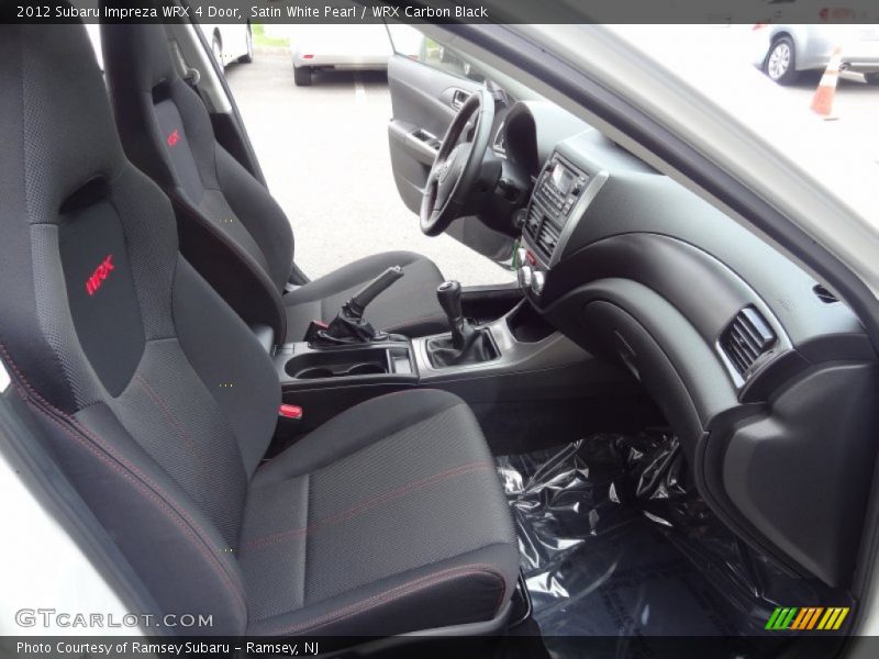 Front Seat of 2012 Impreza WRX 4 Door