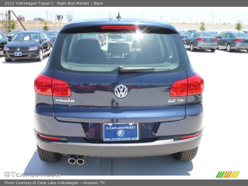 Night Blue Metallic / Black 2013 Volkswagen Tiguan S