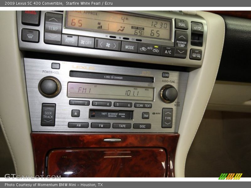 Audio System of 2009 SC 430 Convertible