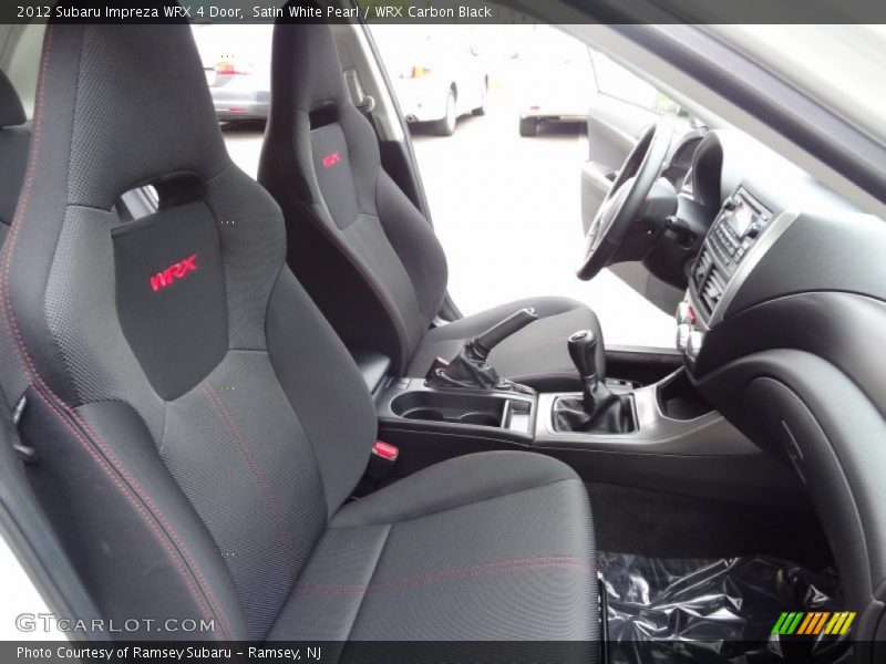 Front Seat of 2012 Impreza WRX 4 Door
